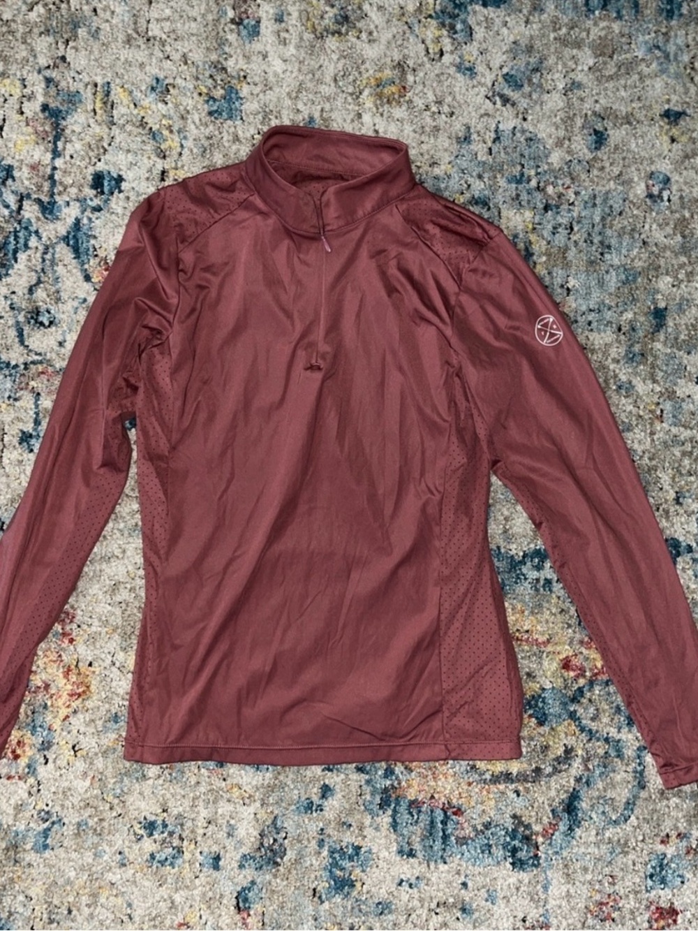 Women's Long-Sleeve Quarter Zip Top - Free Ride Equestrian
